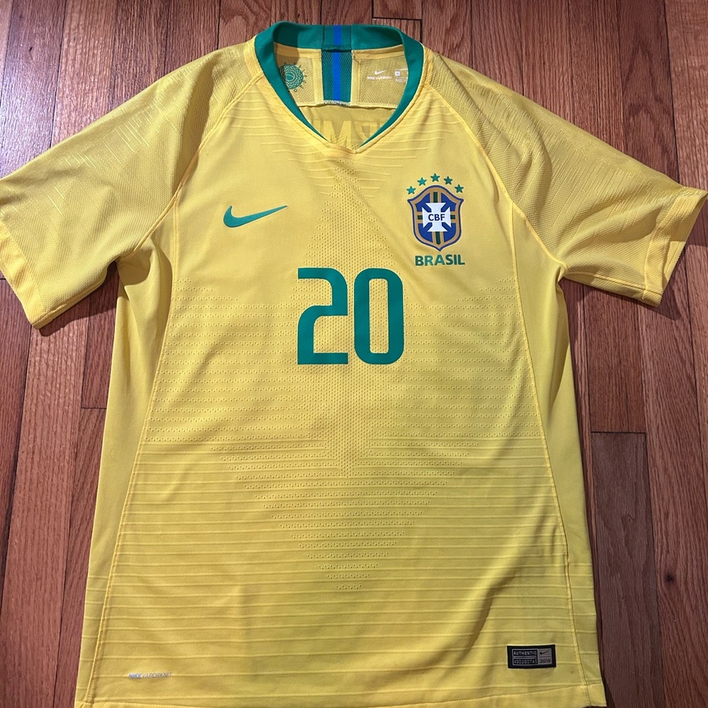 Nike Brazil Soccer Jersey - Yellow and Green